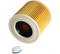 para filtro de Cartucho para kfi 3310 para Aspiradora para kärcher para wd y SE - Recambio HEPA Seco Húmedo para fácil Montaje Compatible A2004
