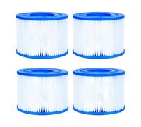 Para filtro de piscina tipo VI, paquete de 4 filtros de repuesto para inflables y spa, compatible con 90352E 58323E
