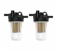 para filtro Diesel para tractor para kubota B2710 B2320 2 Unidades | Cuenco para transparente, inspección visual, para elemento para papel plegado, flujo estable, protección motor