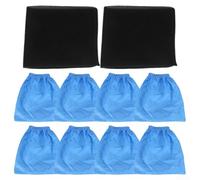 para filtro Poliéster Lavable para Aspiradora Seco Húmedo para(2+8) | Compatible AA255, AA256, VOM205P, 0901, para ajuste perfecto, instalación para fácil, sin fugas de aire