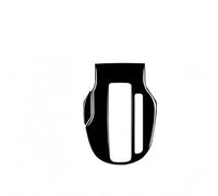 Para Fit Para Jazz 2014-2018 Embellecedor Decorativo Panel Cambio Marchas Control Central Interior Coche Adhesivo Color Negro Piano Panel Cubierta Consola Centra(B RHD)