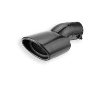 Para Fit Para Jazz 2014-2022 1 Pieza Acero Inoxidable Silenciador De Escape Trasero De Automóvil Punta Del Silenciador Del Tubo De Escape(Black)