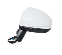 Para FIT Para JAZZ 2015 2016 2017 GK5 Espejo Retrovisor Lateral Con Luz Y Plegado Eléctrico(3PINS-Left-White)