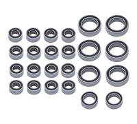 Para FMS Para FCX24 Power Wagon 1/24 Kit 24 Piezas Rodamientos Sellados Mejora Crawler RC Accesorios Modelo Reparación Reemplazo Ensamblaje Piezas Rodamientos Rc