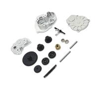 Para FMS Para FCX24 Xiaoqi Para FCX18 1/24 Crusher K5 RC Car Upgrade Parts Metal Dual Speed Box Gear Piezas Mejoras RC(White)