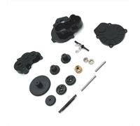 Para FMS Para FCX24 XQ Para FCX18 1/24 RC Piezas De Coche Actualización Metal Trituradora Caja Cambios Doble Velocidad Accesorios Control Remoto Piezas Maquetas RC(Black)