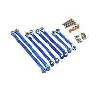 Para FMS Para Fire Para Horse Para Eazyrc Para Thunder 1/18 Storm RC Control Remoto Coche Accesorios Actualización Metal Juego Carro Piezas Reparación Piezas(Blue)