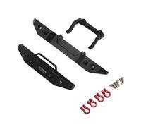 Para FMS Para Fire Para Horse Para Eazyrc Para Thunder Storm 1/18 RC Control Remoto Coche Piezas Metal Barras Delanteras Traseras Actualización Reparación Piezas(Black)