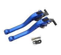 para FO&RZA 300 250 125 2010-2020 CNC Mangos Cortos En Forma De Rombo Palancas De Freno Y Embrague De Motocicleta Embrague Bloqueo De Estacionamiento Palanca De Embrague Freno(Azul)
