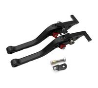 para FO&RZA 300 250 125 2010-2020 CNC Mangos Cortos En Forma De Rombo Palancas De Freno Y Embrague De Motocicleta Embrague Bloqueo De Estacionamiento Palanca De Embrague Freno(Negro)