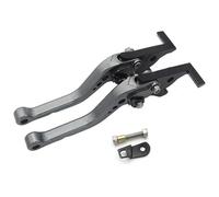 para FO&RZA 300 250 125 2010-2020 CNC Mangos Cortos En Forma De Rombo Palancas De Freno Y Embrague De Motocicleta Embrague Bloqueo De Estacionamiento Palanca De Embrague Freno(Titanium)