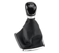 Para Focus 2 MK2 FL Para C-MAX 2006-2011 MK3 MK4 MK7 Para Galaxy Perilla Cambio Marchas Cubierta A Prueba De Polvo Stick Handball Pomo Palanca Cambios Cubierta(6 Speed-black-a)