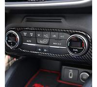 para Focus MK4 2019-2022 Negro Acondicionador de Aire Cubierta Decorativa Plástico ABS 1 piezas