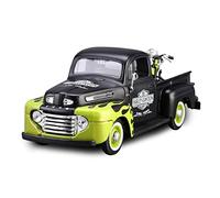 para Ford F1 1948 1 24 Pickup Aleación Modelo Coche Fundición A Presión Simulación Decoración De Coche Colección Juguete
