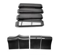 Para Ford F150 F-150 Para Raptor 2015-2020 Cubierta De Fibra De Carbono Real Para El Panel De La Manija De La Puerta Interior Del Automóvil YIJIAVSX(A Set)