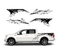 para Ford F150 Raptor SVT F-150 2010-2014 Pegatinas Laterales para Puerta de Coche,Resistencia Impermeable Accesorios de sintonización automática,Grey