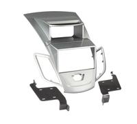 Para Ford Fiesta 7 JA8 Marco Radio Coche Montaje Marco Empotrado 2-DIN Plata