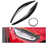 ,para Ford Fiesta MK7 MK7.5 2012-2017 Cubierta de la ceja del Faro del Coche Embellecedor de la Cubierta de la lám,para de la luz de la Cabeza Cubierta embellecedora de los