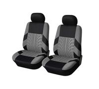 Para Ford Focus 2, Mk2, Focus 3, Mondeo, Mk4, Kuga, Fusion, Ranger, Focus, Mk3, Fiesta Mk7 Fundas Asientos Coche de Cuero Sintético Premium, Juego de Cubre Asientos Delanteros, Airbag Compatible