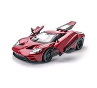 para Ford GT 1 24 Simulación Diecast Aleación Modelo De Coche Decoración Colección Regalo Niño Juguete(Rojo)
