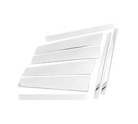 Para Ford Para Edge 2007-2014 8 Piezas De Molduras Laterales De Puerta Y Ventana De Coche Cromadas Plateadas WEFOLEN