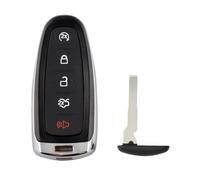para Ford para Edge para Escape para Flex para Explorer para Focus para Lincoln MKS Carcasa para Llave Inteligente con Tarjeta Sin Llave FO38 HU101(5 Button Style B)