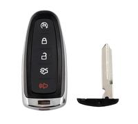 para Ford para Edge para Escape para Flex para Explorer para Focus para Lincoln MKS Carcasa para Llave Inteligente con Tarjeta Sin Llave FO38 HU101(5 Button Style A)