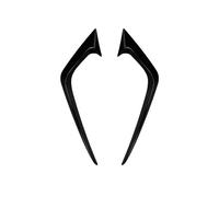 para Ford para Fiesta ST MK6 2012-2017 Marcos Luz Antiniebla Delantera Ceja Viento Cuchillo Cubierta Embellecedora Pegatina Divisor Trim MTVTFECEWG(Gloss Black)