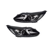 Para Ford Para Focus 2012-2014 Conjunto Faro Delantero | Conjunto faros delanteros coche luz de giro intermitente 2 lentes de proyector accesorios de lámparas delanteras