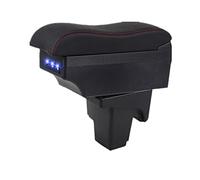 Para Ford Para Focus 3 Mk3 2010-2016 Caja De Reposabrazos De Coche Interior De Almacenamiento Central De Coche Con Interfaz USB Accesorios De Reposabrazos(C1 7 USB)