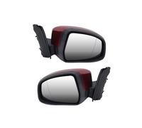 Para Ford Para Focus MK3 2011-2018 Conjunto Espejo Retrovisor Lateral Versión Europea Rojo Caramelo Señal Giro Conjunto Espejo Retrovisor(A pair)