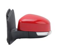 Para Ford Para Focus MK3 2011-2018 RACE Rojo Para Grande Rojo Espejo Retrovisor Coche Montaje Versión Europea Espejo Puerta Calefactable Plegable Manual Conjunto Espejo Retrovisor