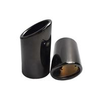Para Ford Para Focus Mk4 St Line 2020 Cubierta Tubo Escape Coche Decoración Punta Silenciador Redondo Garganta Cola Coche(Black)
