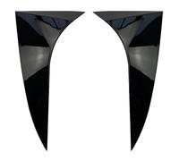 para Ford para Focus para Hatchback 2015-2018 Alerón De Ventana Trasera Cubierta ala Lateral Divisores por ABS Kit Cuerpo Negro Brillante Alerón Techo Trasero