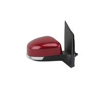 Para Ford Para Focus Para Mk2 2008 2009 2010 2011 Versión Europea Espejo Retrovisor 6 Pines Lateral Plegable Manual Completo Espejo Lateral(Right Wine Red)