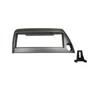 para Ford para Ka 1996-2008 LHD Marco Radio Coche Un Solo DIN Kit Molduras Envolventes Instalación En Tablero Panel Frontal Estéreo GFVFGNLNNA(Plata)