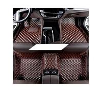 para Ford para Mustang 2011 2012 2013 2014 Alfombrillas Piso Automóvil Alfombrilla Cuero Interior Automóvil Alfombrillas Piso Impermeables Automóvil(Coffee)