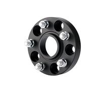 Para Ford Para Mustang Espaciador Rueda PCD 5x114,3 CB 70,3mm Tamaño Rosca 1/2 ''-20UNF Adaptadores Cubo Aleación Aluminio Forjado (1 Pieza) Separadores Ruedas Coche(1Piece Black 20mm)