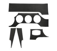Para Ford Para Mustang GT 2015-2021 Adhesivo Decorativo Para La Cubierta Del Panel Del Salpicadero Interior DYDGUTUFB(Black carbon fiber)