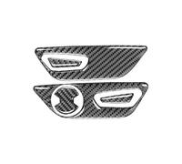 Para Ford Para Mustang GT 2015-2021 Moldura Decorativa Interior Fibra Carbono Panel Botones Ajuste Los Asientos Interiores Embellecedor(Right-hand drive)