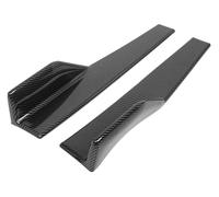 para Ford para Mustang GT para Shelby GT500 2000-2022 Faldón Lateral Universal para Coche Protector Guardabarros Kit Carrocería Alerón RESPUNEKBAH(Carbon Look)