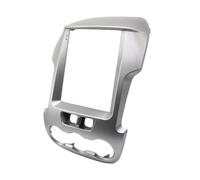 para Ford para Ranger 2012-2015 Radio De Coche 2 DIN De 9.7 Pulgadas Marco Multimedia Reproductor De Vídeo Navegación DVD Panel Embellecedor POMPOMPUR(Only Silver Frame)