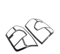 Para Ford Para Ranger 2023 2024 Cubierta De Faro Embellecedor Delantero Tira Luces Traseras Marco Fibra Carbono Cubierta Panel Central Coche(Carbon fiber)