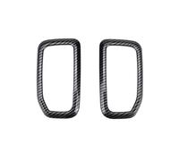 Para Ford Para Ranger Para Everest 2023 Salida Aire Acondicionado Delantera Coche Cubierta Embellecedora Marco Ventilación CA(Side 2 pieces)