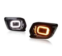Para Ford Para Ranger Para Wildtrak 2019 2020 1 par de faros antiniebla DRL LED de circulación diurna con señal de giro Luces Conducción Antiniebla(Model A)