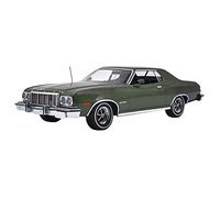 para Ford Policía Duo 1976 Ford Gran Torino Coche De Policía Simulación Coche Modelo Decoraciones 1 18(2)