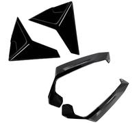 para Forza 750 para Forza750 2021 2022 Winglets De Motocicleta ala Delantera Deflector Aire Parabrisas Alerón Carenado Carenado Lateral(Negro)
