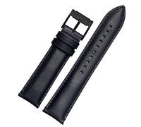 para fósil BQ2363/2453 ME3099 3052 3054 FS5380/5453 FS4735 FS4812 Correa de vaca Vintage Genuine Leather Band de 20 mm (color: Oro de rosa azul, tamaño: 24 mm)