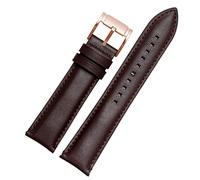 para fósil BQ2363/2453 ME3099 3052 3054 FS5380/5453 FS4735 FS4812 Correa de vaca Vintage Genuine Leather Band de 20 mm (color: Oro de rosa azul, tamaño: 24 mm)
