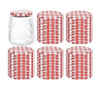 Para Frascos,50 Piezas Cubierta Metálica Reutilizable | De Conserva Regular 85 mm,Para Té Café Mermeladas Frutas Comida Avena Yogur Ensalada Galleta Caramelo Fermentación
